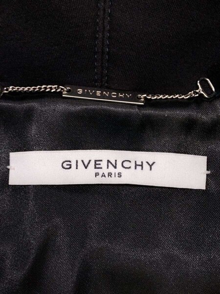 GIVENCHY(ジバンシィ) / 袖レザー切り替え/フード付き/スタジャン/36 