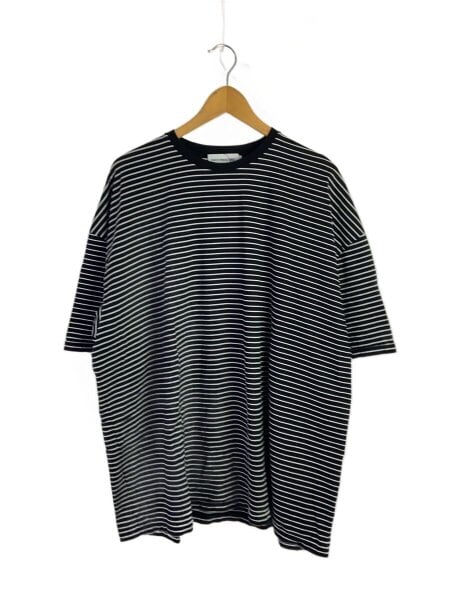 COOTIE(クーティー) / Velour Border S/S Tee/Tシャツ/L/コットン/BLK 