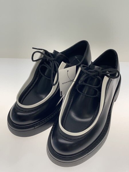 PRADA(プラダ) / BRUSHED LEATHER LACEUP SHOES/シューズ/35/BLK