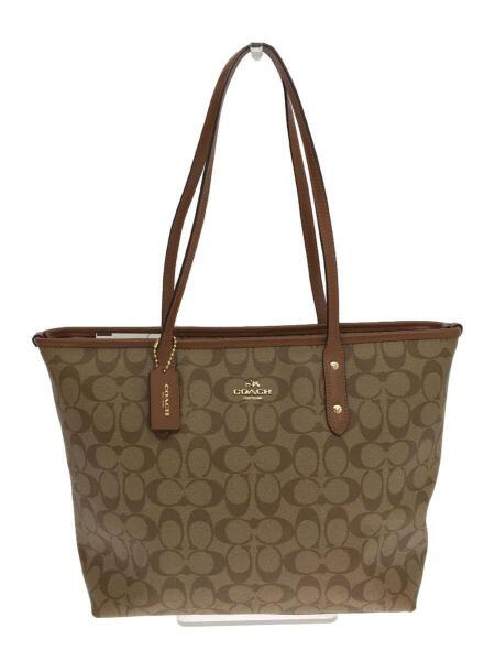 COACH(コーチ) / トートバッグ/シグネチャー/レザー/BRW/総柄/F36876