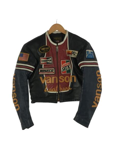 VANSON(バンソン) / TALON ZIP/ワッペンシングルライダースジャケット 