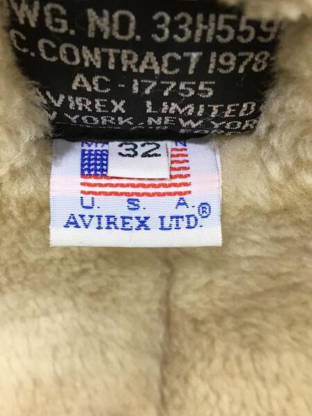 AVIREX(アヴィレックス) / B-3/32/羊革/BRW/AC-17755