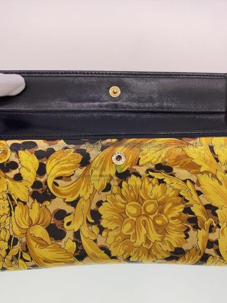 VERSACE(ヴェルサーチェ) / 長財布/レザー/BLK/総柄/メンズ | 中古品の 