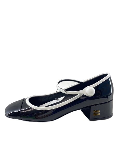 「miumiu」パテントメリージェーンパンプス✨美品 MIU MIU(ミュウミュウ) / メリージェーン/パンプス/36/BLK/エナメル