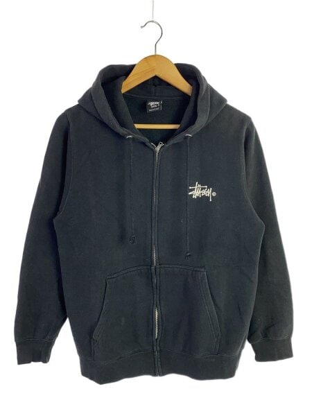 【極美品】STUSSY ステューシー バックプリントパーカー STUSSY(ステューシー) / バックプリント/ジップパーカー/S/コットン