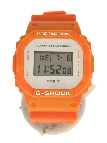 CASIO(カシオ) / クォーツ腕時計_G-SHOCK/デジタル/ホワイト/オレンジ 