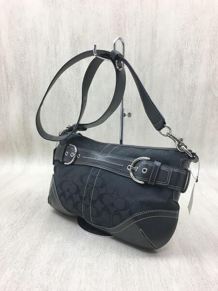 COACH(コーチ) / ショルダーバッグ/ナイロン/BLK/総柄/コーチ/F07077 