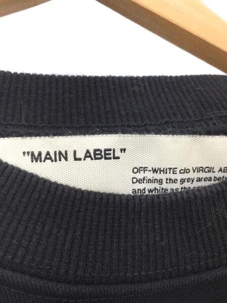 OFF-WHITE(オフホワイト) / スウェット/S/コットン/BLK