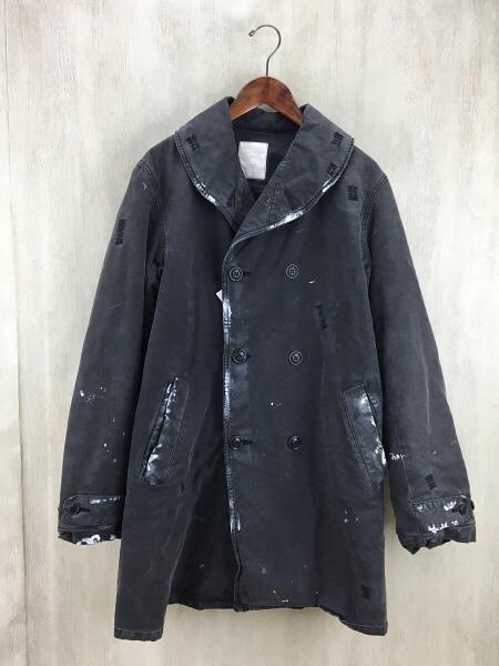 T.M.T ティーエムティー レザー ピーコート インディゴ 【公式通販】