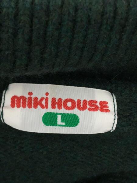 MIKI HOUSE(ミキハウス) / ハーフジップニット/エルボーパッチ 
