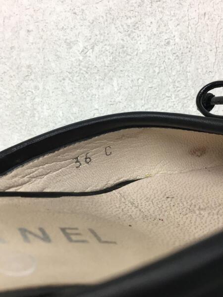 CHANEL(シャネル) / ココマーク/スクエアトゥパンプス/36/BLK/レザー