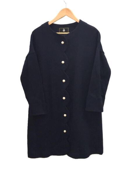 franche lippee BLACK(フランシュリッペブラック) / パールボタン長袖  