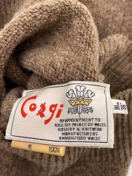 Corgi(コーギー) / タートルネック/エルボーパッチ/セーター(厚手)/36 