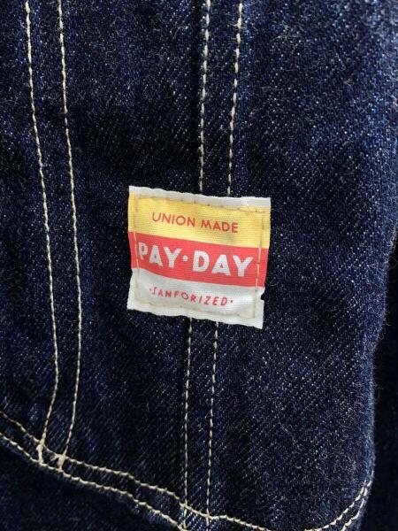 PAYDAY(ペイデイ) / 50s復刻/カバーオール/S/デニム/インディゴ/pd