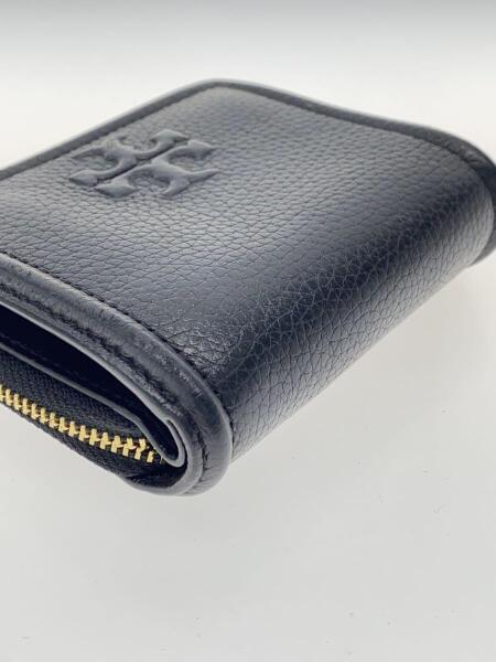 TORY BURCH(トリーバーチ) / 2つ折り財布/レザー/BLK/レディース