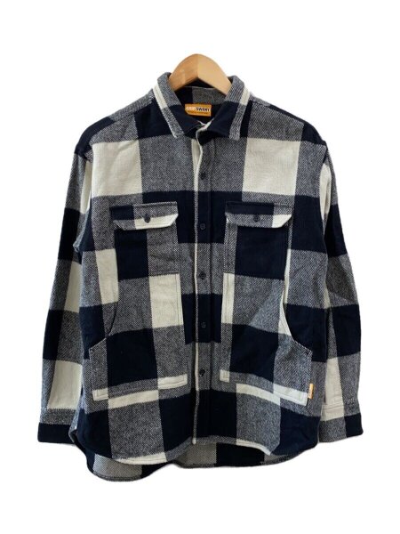 フランネルフィールドシャツ/ネルシャツ/XL/コットン/BLK/チェック/GSC