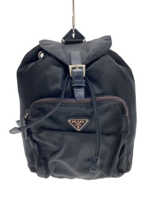 PRADA(プラダ) / リュック/ナイロン/RED/無地/B2811F/VELA/NERO | 中古