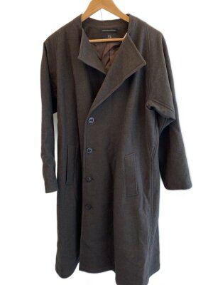 Y's(ワイズ) / 22AW/FLANNEL FRENCH SLEEVE HOODED DRESS/ye-d17-102