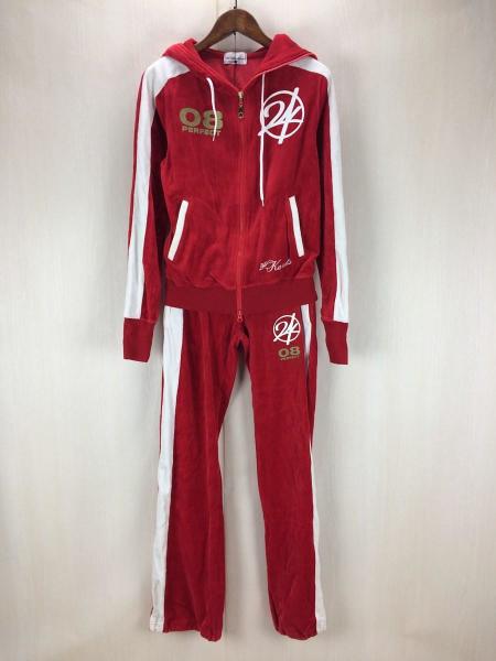 24karatsベロア赤ジャージS