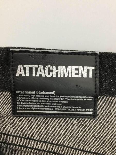 Attachment(アタッチメント) / ブーツカットパンツ/1/デニム/BLK/無地 