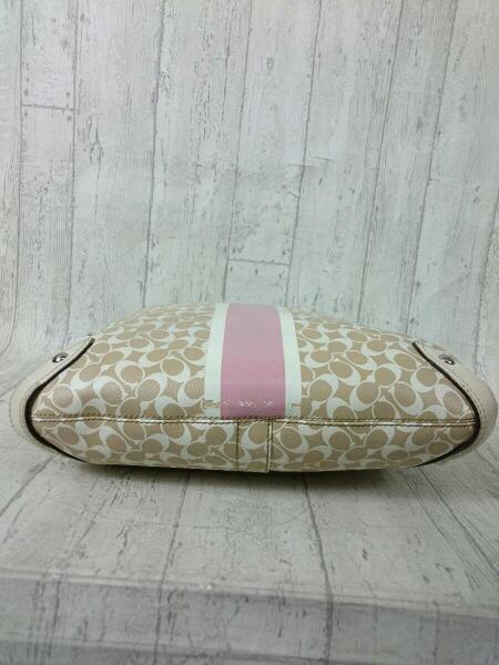 COACH コーチ シグネチャー ショルダーバッグ ピンク F15136 ☆ 【保管 