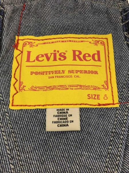 Levi's RED(リーバイスレッド) / オーバーオール/S/デニム/IDG/無地