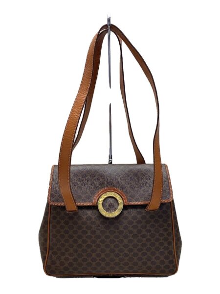 CELINE(セリーヌ) / トートバッグ/レザー/マカダム柄 サークル金具 