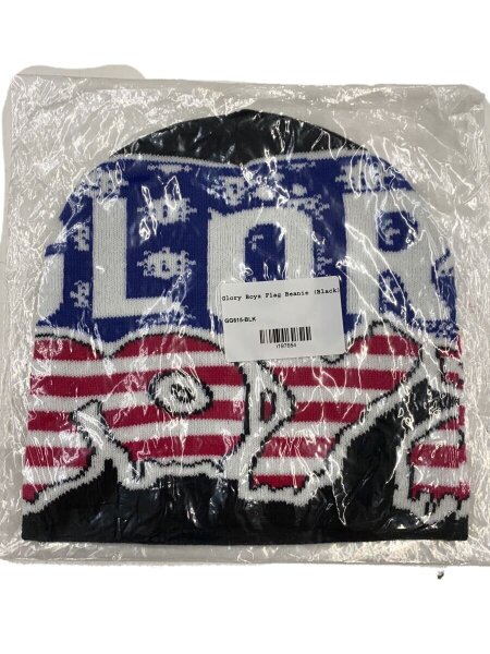 Glo Gang Glory Boyz Flag Beanie (Black) Glo Beanie Boyz 二年ほど前