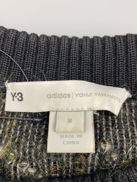 Y-3(ワイスリー) / 21AW/U CH1 CAMO KNIT CREW SWEATER/M/ポリエステル 