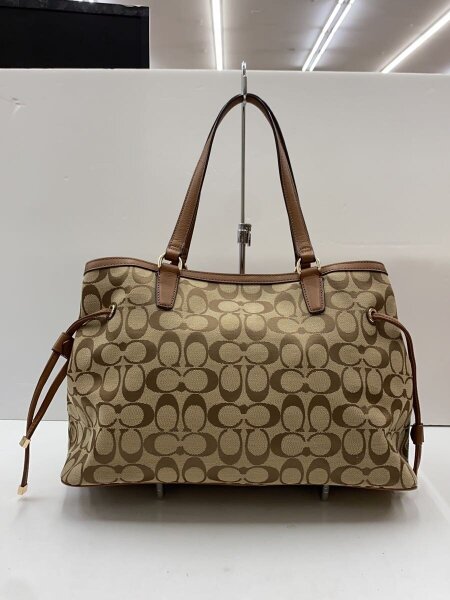 COACH(コーチ) / ハンドバッグ_シグネチャー_ストライプ/キャンバス 