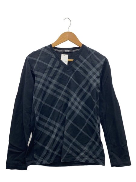 Burberry Black label 長袖Tシャツ ロンT ノバチェック 3 中古・古着