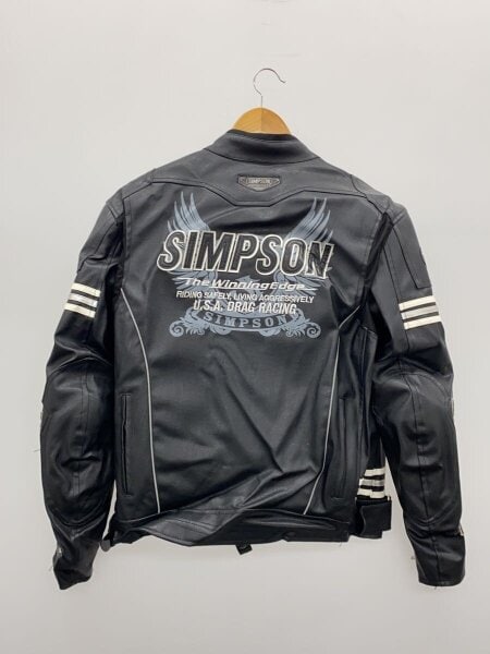 SIMPSON(シンプソン) / レザージャケット・ブルゾン/L/--/BLK | 古着の