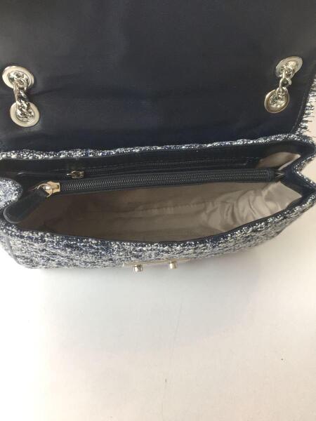 MICHAEL KORS マイケルコース ショルダーバッグ ツイード 黒 MICHAEL KORS マイケルコース ショルダーバッグ ツイード 黒