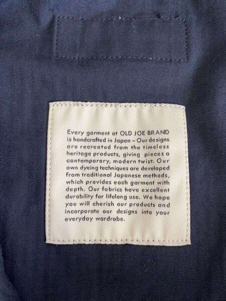 OLD JOE&CO.(オールドジョーアンドコー) / ボトム/32/シルク/BLK/1910J