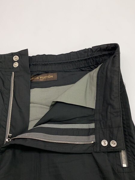 LOUIS VUITTON / ボトム/46/コットン/BLK/RM101M MQPA15BPQ/シルク混 LOUIS VUITTON(ルイヴィトン) / ボトム/46/コットン/BLK/RM101M
