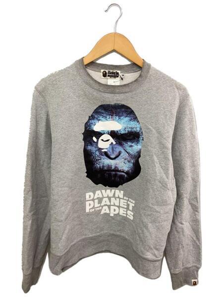 A BATHING APE(アベイシングエイプ) / スウェット/M/コットン/GRY 