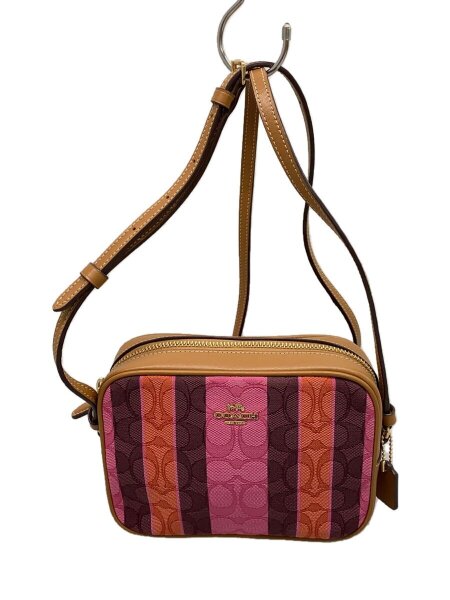 COACH(コーチ) / シグネチャージャガードスムースレザショルダーバッグ 