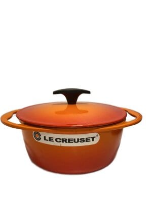 LE CREUSET(ルクルーゼ) / オーバル/両手鍋/サイズ:25cm/32L/オレンジ