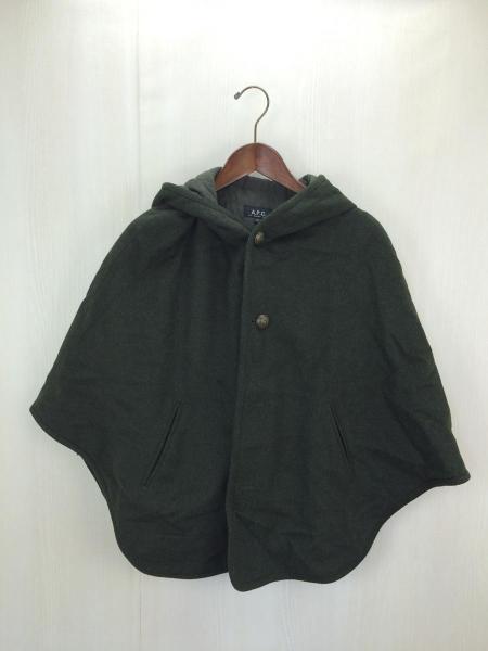 A.P.C.(アーペーセー) / ポンチョ/M/ウール/KHK/カーキ/緑/セレクト/AW 