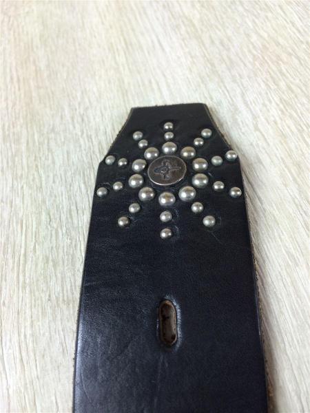 HTC × BACK BONE コラボ スタッズ ベルト size.36 BACK BONE(バックボーン) / xHTC/コラボ/スタッズベルト/レザー/BLK