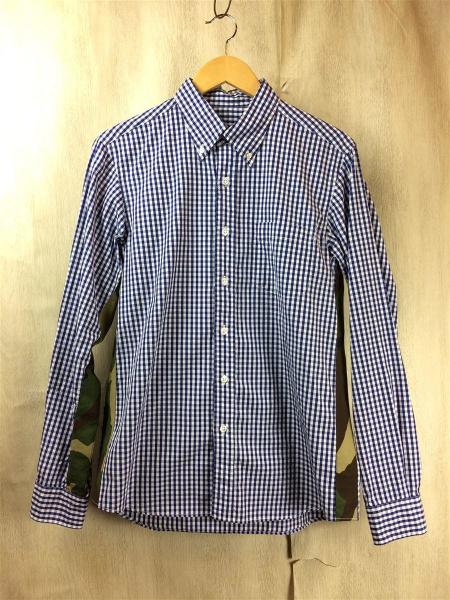 SOPHNET.(ソフネット) / ソフネット/17SS/長袖シャツ/M/コットン/BLU 