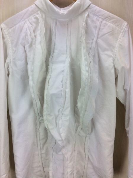COMME des GARCONS(コムデギャルソン) / 長袖ブラウス/M/コットン/WHT