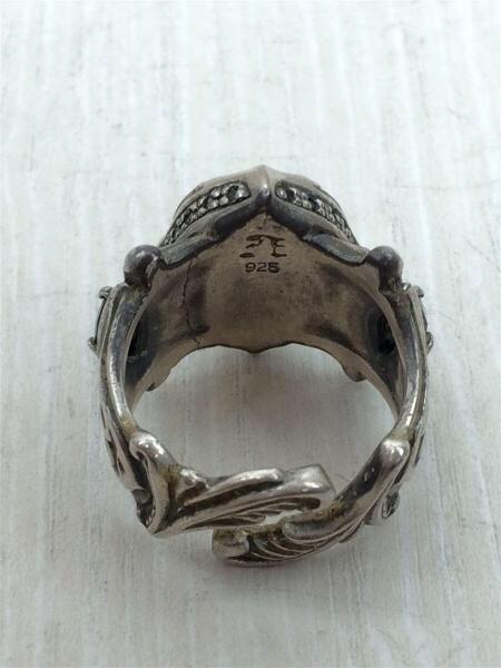 アルテミスクラシック トレサリー グリーンアンバー シルバーリング