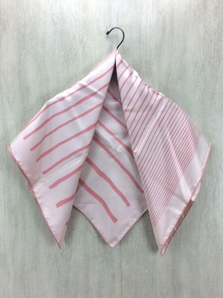 HERMES(エルメス) / カレ90/スカーフ/シルク/PNK/ストライプ/ボーダー  