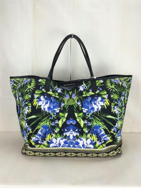 [コモド ]GIVENCHY　ジバンシィ　花柄トートバッグ ポーチ付き GIVENCHY(ジバンシィ) / ボタニカルキャンバストートバッグ/コットン