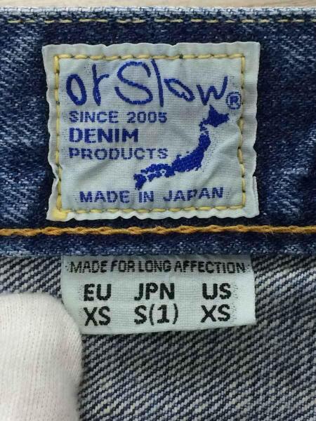 orSlow(オアスロウ) / ペンキリペア加工ダメージデニム/ボトム/S orSlow(オアスロウ) / ペンキリペア加工ダメージデニム/ボトム/S
