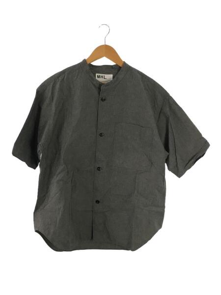 MHL.(エムエイチエル) / 20SS/半袖シャツ/M/コットン/GRY/596-0150541 