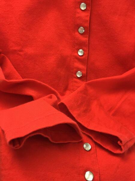 agnes b.(アニエスベー) / カーディガンプレッション/2/コットン/RED