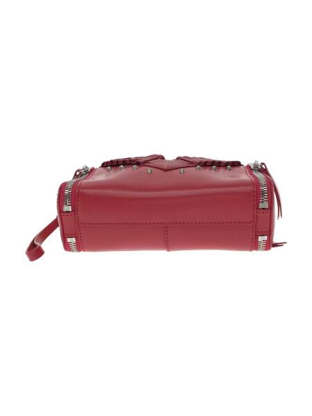 レディース DIESEL ショルダーバッグ ピンク スタッズ チェーン