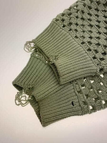 UNUSED(アンユーズド) / セーター(薄手)/2/コットン/GRN/無地/US2331